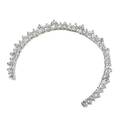 Angela cummings diamond platinum crescent brooch open arch set with 38 fine rbc diamonds approx 2 cts tw fourth quarter 20th c marked irid plat cummings 2 x 1 14 66 dwt