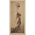 Louis icart french 18881950 etching on paper masked ball ca 1914 framed signed and numbered 1550 12 12 5 34 sight