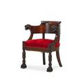 Victorian marquetry armchair walnut with inlay 19th c 45 12 x 26 12 x 23