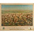Custers last fight anheusurbusch chromolithograp h printed in 1896 by the the milwaukee litho co anheusurbusch frame 31 12 x 41 12 sight