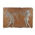 Malvina cornell hoffman american 18871996 nine frieze polychrome plaster panels of anna pavlova and mikhail mordkin performing alexander glazunovs ballet bacchanale 19111914 approximately