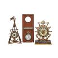 Continental nautical clocks three longines navy pocketwatch with updown power complication ansonia pendulum clock etc all marked tallest 12