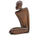 Franz hagenauer hagenauer wien nubian male sculpture austria 1930s mahogany brass stamped handmade hagenauer wienmade in vienna austria 10 12 x 7 12