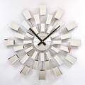 George nelson verichron wall clock in original box china 2000s mirrored glass brushed aluminum enameled metal marked clock 20 dia