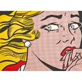 Roy lichtenstein american 19231997 offset lithograph in colors mailer crying girl 1963 publisher leo castelli gallery new york 17 x 22 78