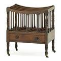 Late regency canterbury mahogany ca 1820 23 x 20 x 14 14