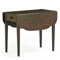 George iii pembroke drop leaf table with single drawer england early 19th c mahogany unmarked closed 29 x 19 12 x 33 34