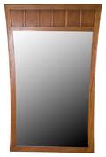 Art Deco Wood Frame Mirror