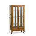 American pie safe oak with glass doors and sliding side sections ca 1900 70 x 33 x 20