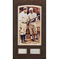 Ty cobb and babe ruth autographs both signatures cut and framed with a print of both players ruth signature1 14 x 2 14 all american collectibles authentication