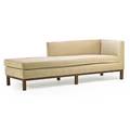 Edward wormley 1907  1995 dunbar sofa berne in 1950s walnut velvet unmarked 28 x 80 12 x 28 12