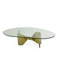 Silas seandel b 1937 ribbon coffee table new york 1970s bronze glass signed 16 12 x 74 12 x 42 12