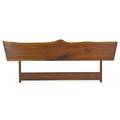 George nakashima 1905  1990 nakashima studios plank headboard new hope pa 1963 walnut rosewood signed with client name 41 34 x 110 12 x 3 34 provenance available copy of original o