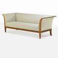 Frits henningsen 1900  1965 sofa denmark 1940s mahogany upholstery unmarked 29 x 82 12 x 31 12