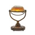 Tiffany studios early scarab desk lamp new york ca 1890 patinated bronze dichroic favrile glass single socket stamped pat apld for tiffany g  d co new york s1067 9 x 5