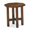 L  jg stickley octagonal tabouret fayetteville ny ca 1912 the work of decal 20 12 x 18