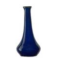 Pewabic tall vase cobalt blue glaze detroit mi circular pewabic detroit stamp 12 x 5 12