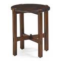 Gustav stickley early lamp table with stacked stretchers and through tenons eastwood ny ca 1902 unmarked on glides 28 12 x 23 dia