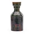 George ohr 1857  1918 tall bottleshaped vase pink green purple and gunmetal glaze biloxi ms 18971900 stamped ge ohr biloxi miss 8 x 3 12