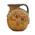 Robert w martin 1843  1923 martin brothers glazed stoneware doublesided barrister face jug incised my learned friend on the other sidetruth v errormy learned friend on the other side engl