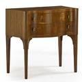 Edward wormley dunbar two drawer cabinet berne in 1950s rosewood brass unmarked 32 x 33 x 17 12