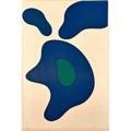 Jean arp french 18861966 untitled screenprint in two colors signed numbered ea xiiixl printed by guild de la gravure together with pastel and charcoal on paper after miros the lovers b