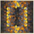 Victor vasarely hungarian 19061997 untitled screenprint in colors framed signed and numbered 83200 24 78 x 24 18 sight