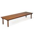 Ico parisi rosewood low tablebench italy 1960s unmarked 15 x 80 x 23 12