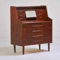 Danish rosewood desk 1960s 43 12 x 36 x 19 12