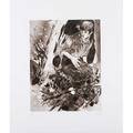 Hernan bas american b cuba 1978 direct gravure etching a brief brush with a thrush 2009 initialed dated and numbered 1060 21 x 17 12 sheet