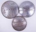Vintage Automobile Hubcaps Three 3