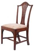 Early 19th C George III Style Mahogany Side Chair