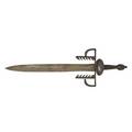 European parrying dagger sword breaker type probably early converted short sword 17th18th c 28