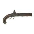 A albrecht flintlock pistol 18th c marked a albrecht a hannau 11 14