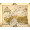Map of the city of new york a plan of the city of new york from an actual survey made by james lyne by charles magnus mounted in hand illustrated mat american ca 1850 framed 16 12 x 22