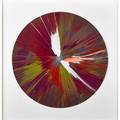Damien hirst british b 1965 circle spin painting created at damien hirst spin workshop 2009 acrylic on paper framed bears hirst blindstamp and stamped with signature and inscription this