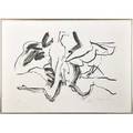 Willem de kooning dutchamerican 19041997 mother and child 1970 lithograph framed signed dated and numbered 1344 28 x 40 sheet literature graham 20 provenance private collection