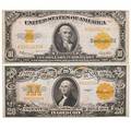 Us gold notes two fr173 1000 and a fr1187 2000 in high grade