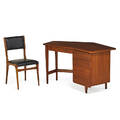 Bertha schaefer singer desk and chair