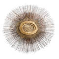 Style of c jere large sunburst sculpture