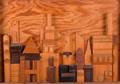 3D Cityscape Wood Art