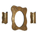 Silas seandel wall mirror and pair of sconces