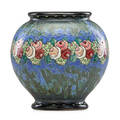 C catteau boch freres large gres keramis vase
