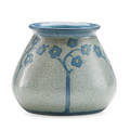 Marblehead small vase w stylized flowering trees