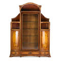 Louis majorelle massive marquetry vitrine