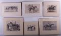 19th Century Equestrian Prints Six 6