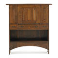 Harvey ellis gustav stickley rare inlaid desk
