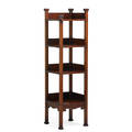 Rohlfs mahogany corner shelf