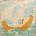 Grueby ship tile