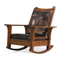L  jg stickley massive rocker